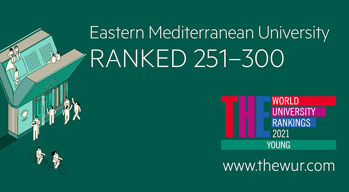 ظهور جامعة شرق البحر المتوسط مرة أخرى ضمن قائمة أفضل الجامعات الشابة في العالم (2021)