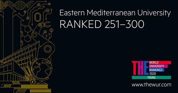 ظهور جامعة شرق البحر المتوسط مرة أخرى ضمن قائمة أفضل الجامعات الشابة في العالم