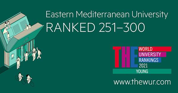 ظهور جامعة شرق البحر المتوسط مرة أخرى ضمن قائمة أفضل الجامعات الشابة في العالم (2021)